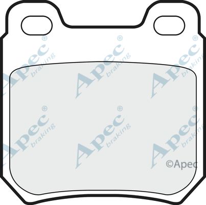 APEC BRAKING Комплект тормозных колодок, дисковый тормоз PAD515